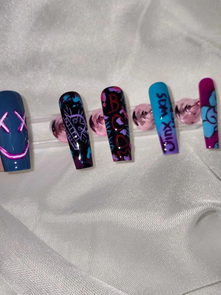 Jinx (Arcane) Press Ons Nail Set - photo 2