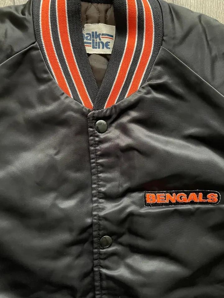 Vintage Chalk Line Cincinnati Bengals Bomber Jacket - Size M - photo 2