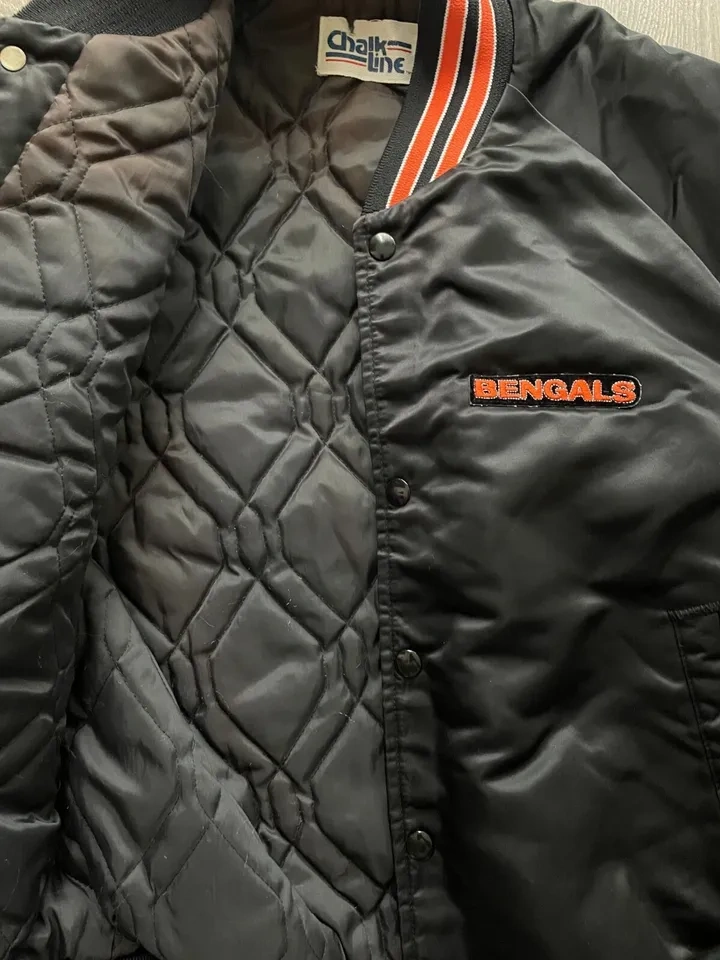 Vintage Chalk Line Cincinnati Bengals Bomber Jacket - Size M - photo 4