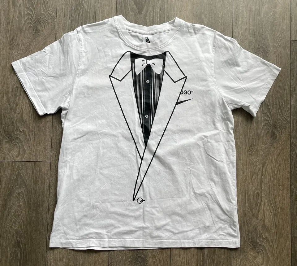 Nike x OFF-WHITE NRG A6 Tuxedo White T-Shirt XL - photo 3