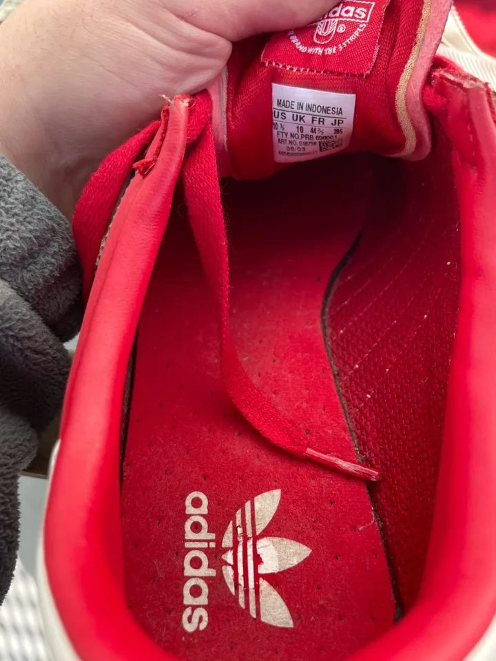 Vintage Adidas Rekord Red Shoes Size 10.5 - photo 5