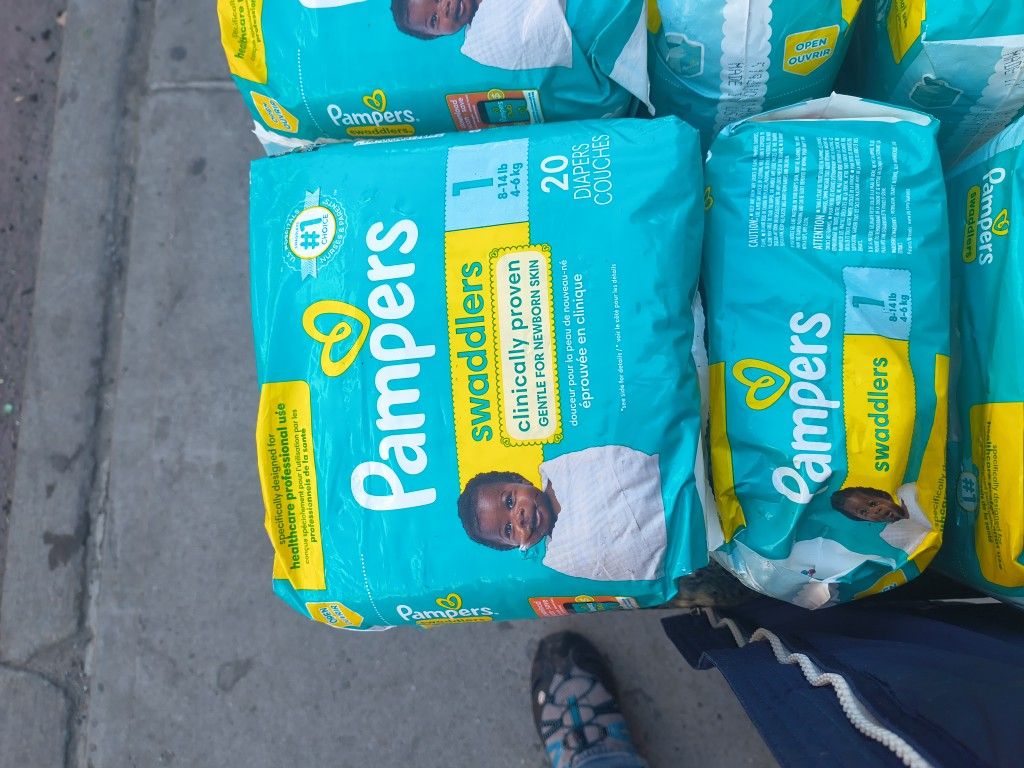 Pampers Swaddlers Size 1 (20 Pack)