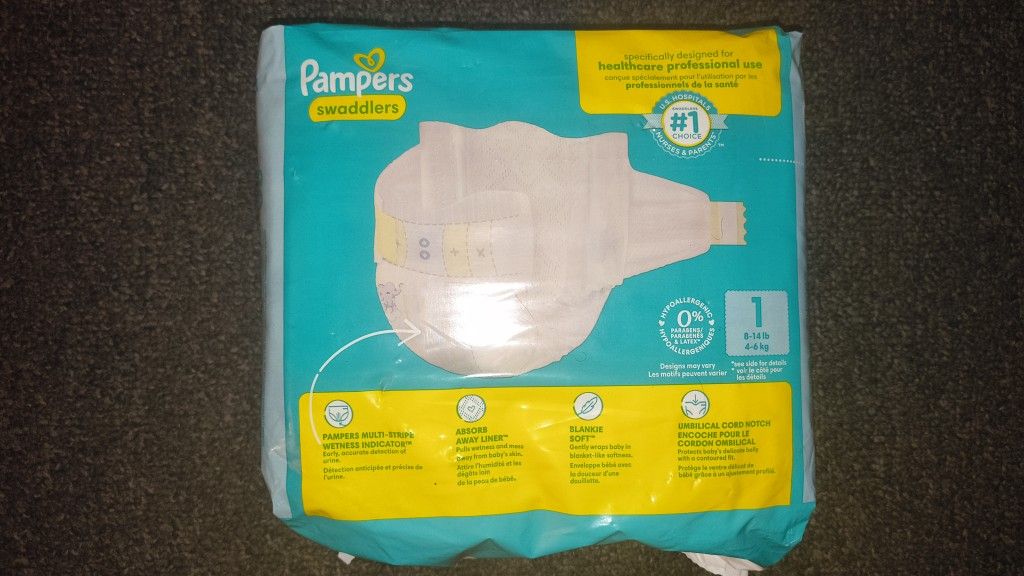 Pampers Swaddlers Size 1 Diapers (10 packs) - photo 2