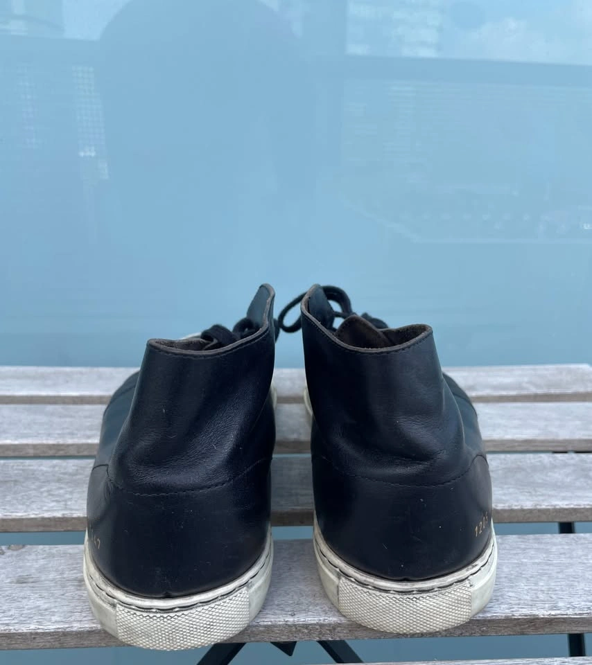Common Projects Men’s High Top Italy Leather Sneakers Size 9 - photo 4