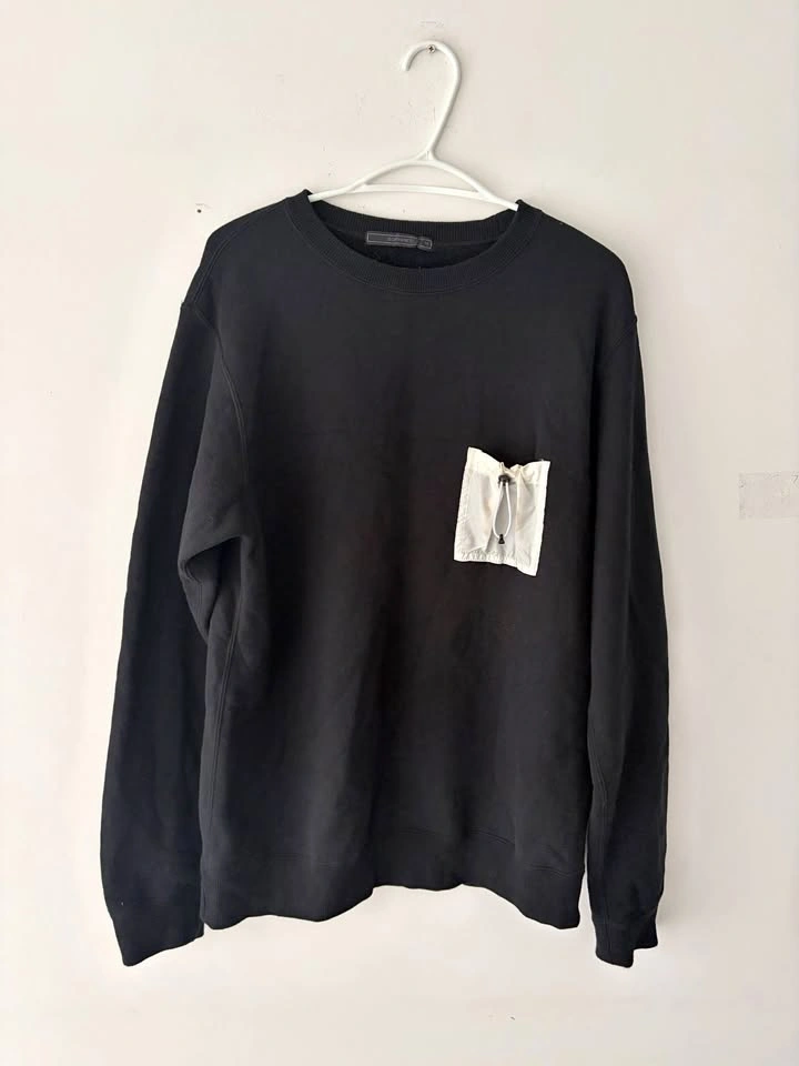 SOPHNET. Women's Black Crewneck Sweatshirt Size M