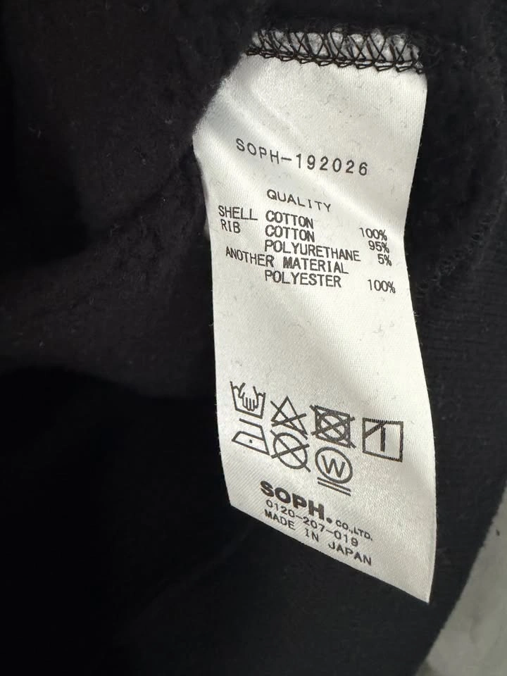 SOPHNET. Women's Black Crewneck Sweatshirt Size M - photo 3