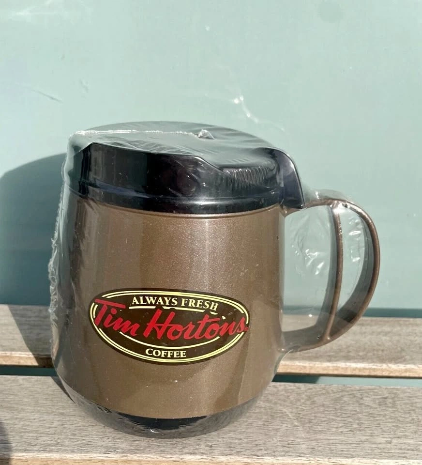 Tim Hortons Vintage Travel Mug NEW RARE