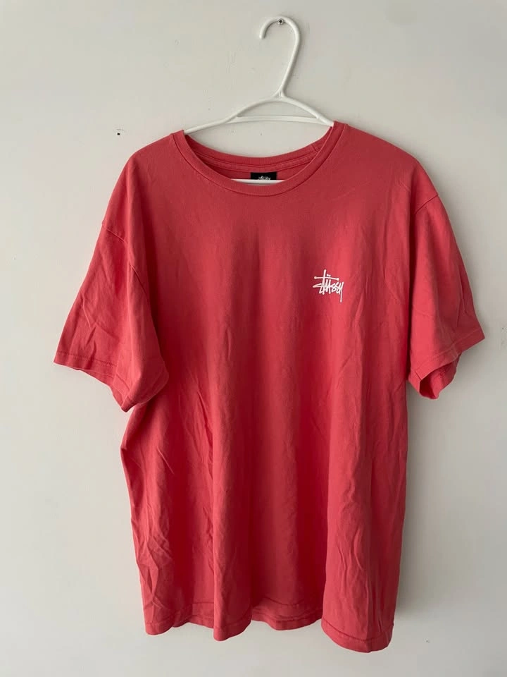 Stussy Basic Peach T-Shirt Size L - photo 2