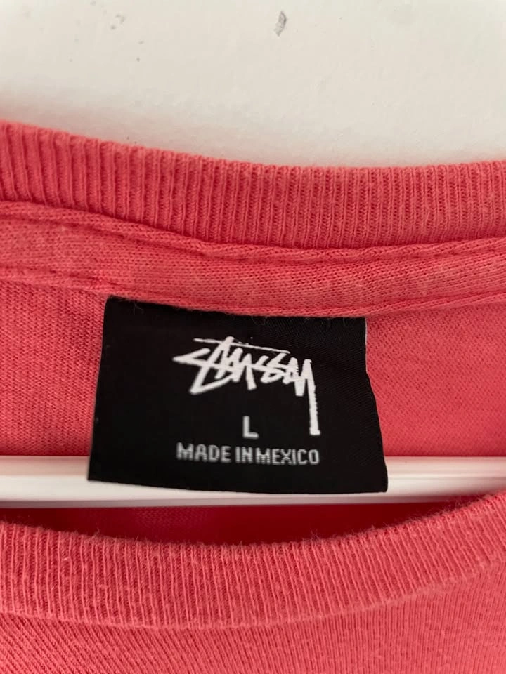 Stussy Basic Peach T-Shirt Size L - photo 3