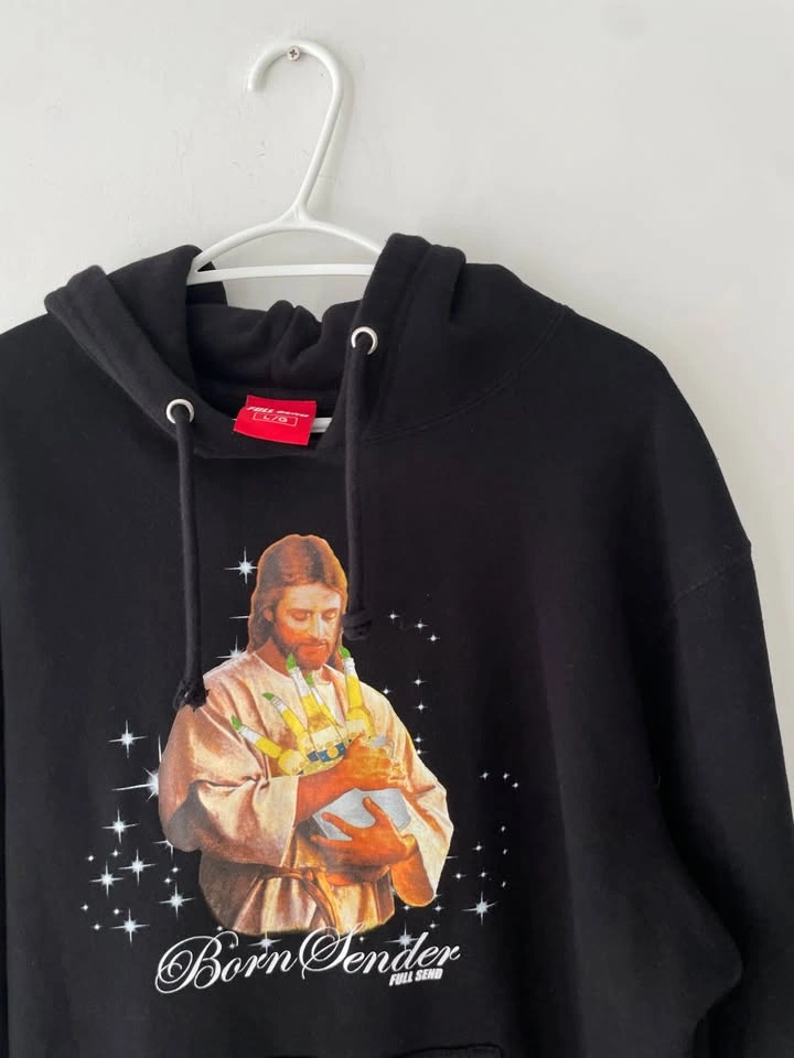 Full Send By Nelk Boys Born Sender Hoodie Size L - photo 2