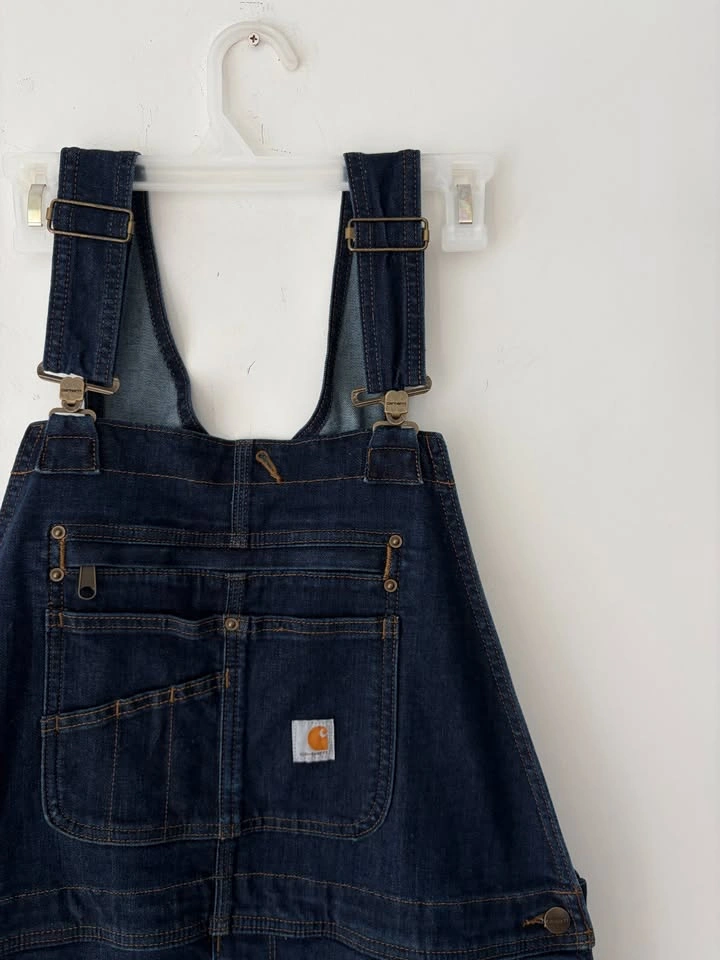 Carhartt Women's Bib Overalls Denim Double Front L - photo 2