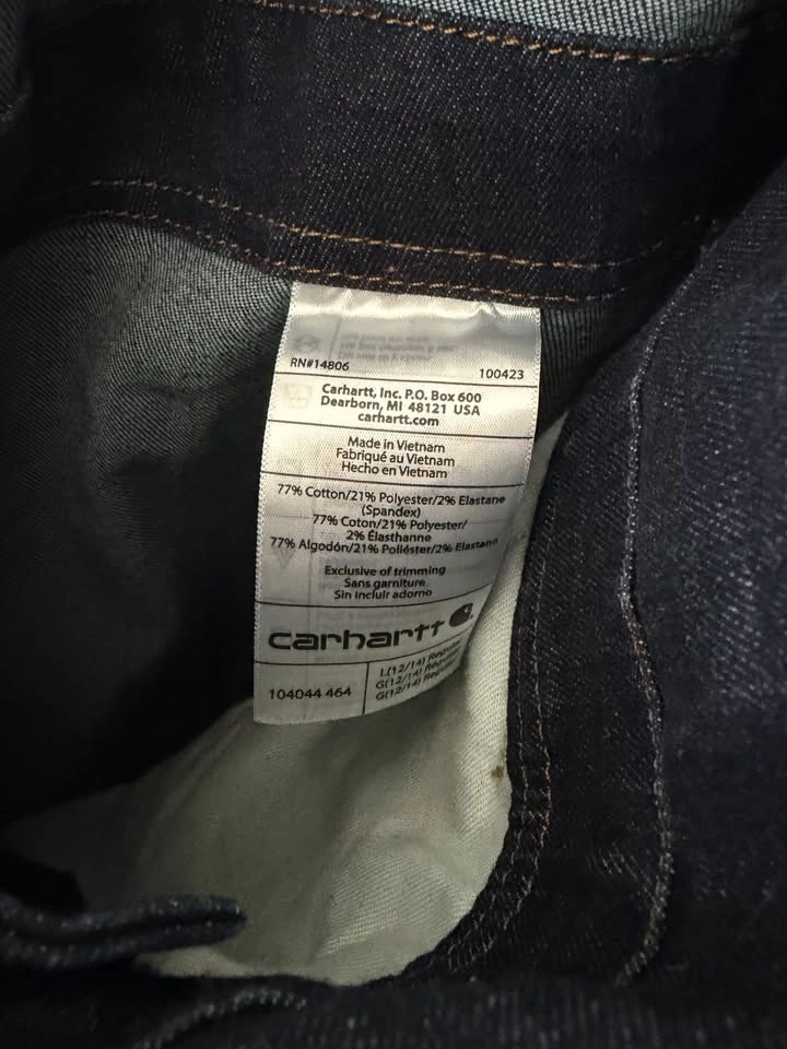 Carhartt Women's Bib Overalls Denim Double Front L - photo 3