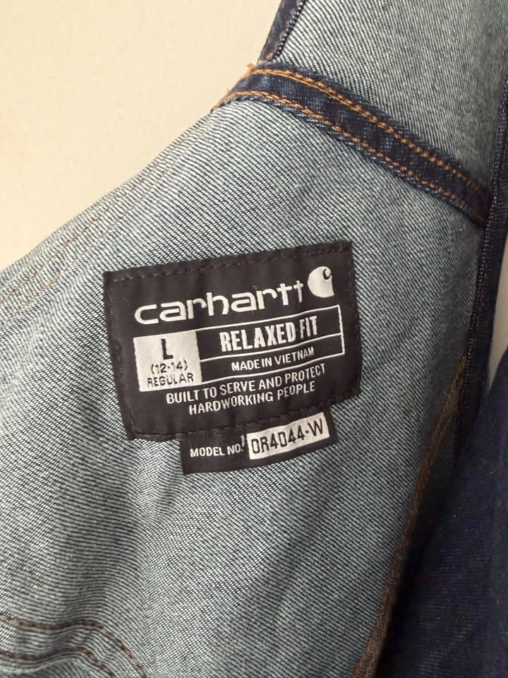 Carhartt Women's Bib Overalls Denim Double Front L - photo 4