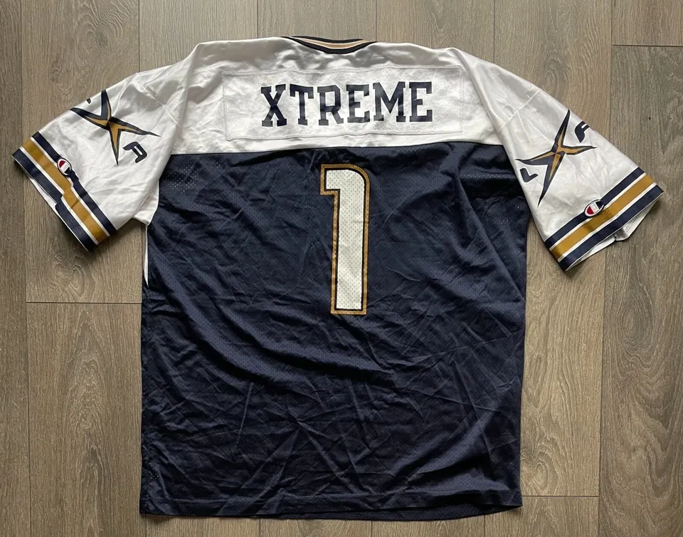 Vintage LA Xtreme #1 XFL Champion Football Jersey Size 44 - photo 3