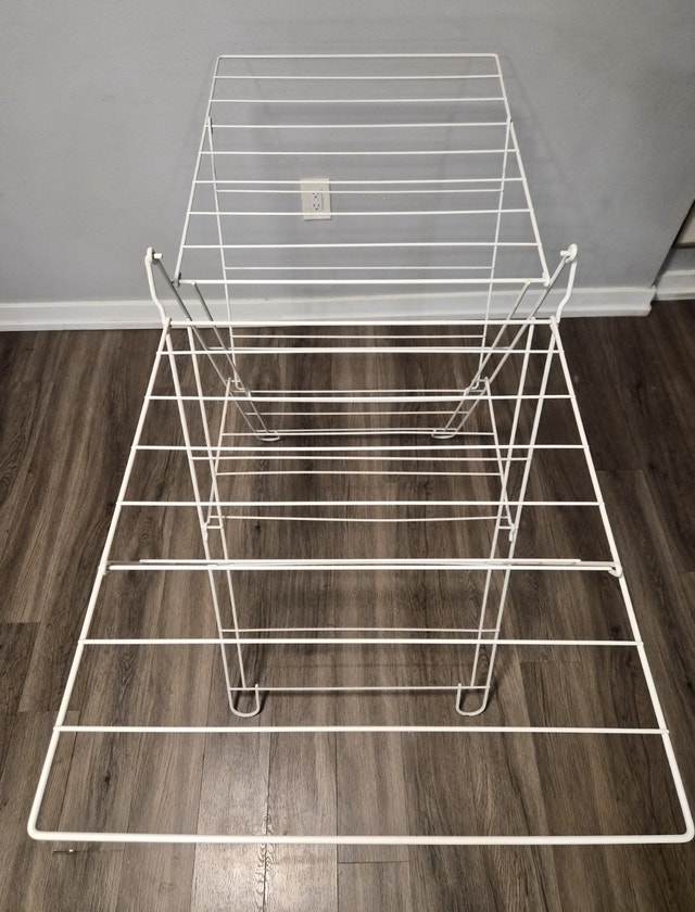 Mainstays Folding Drying Rack (White Metal) - photo 2