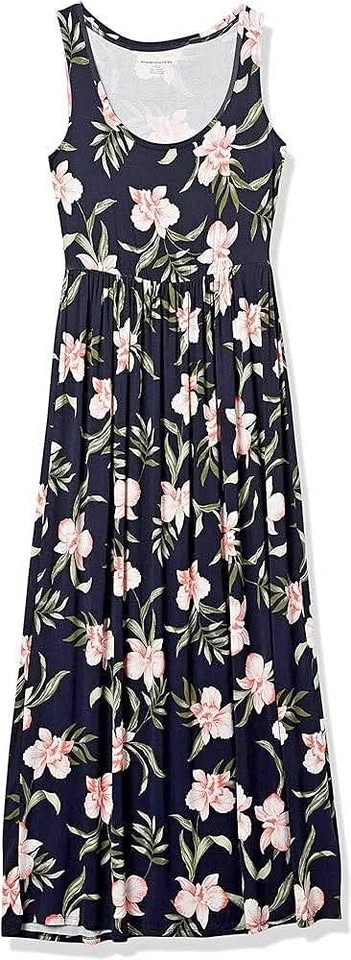 Women's Tank Waisted Maxi Dress