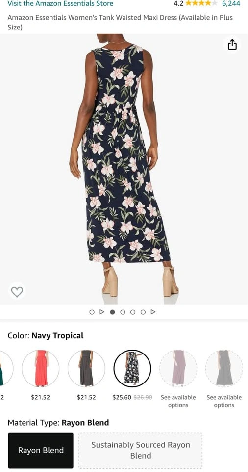 Women's Tank Waisted Maxi Dress - photo 5