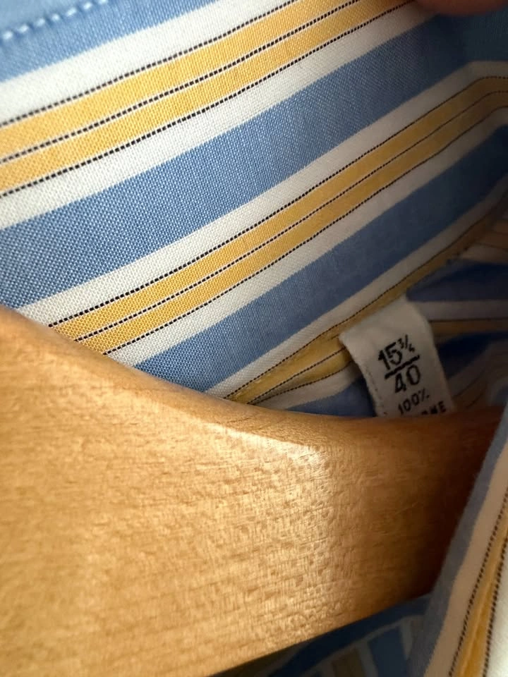 Finamore 1925 Napoli Striped Dress Shirt Size 40 - photo 4
