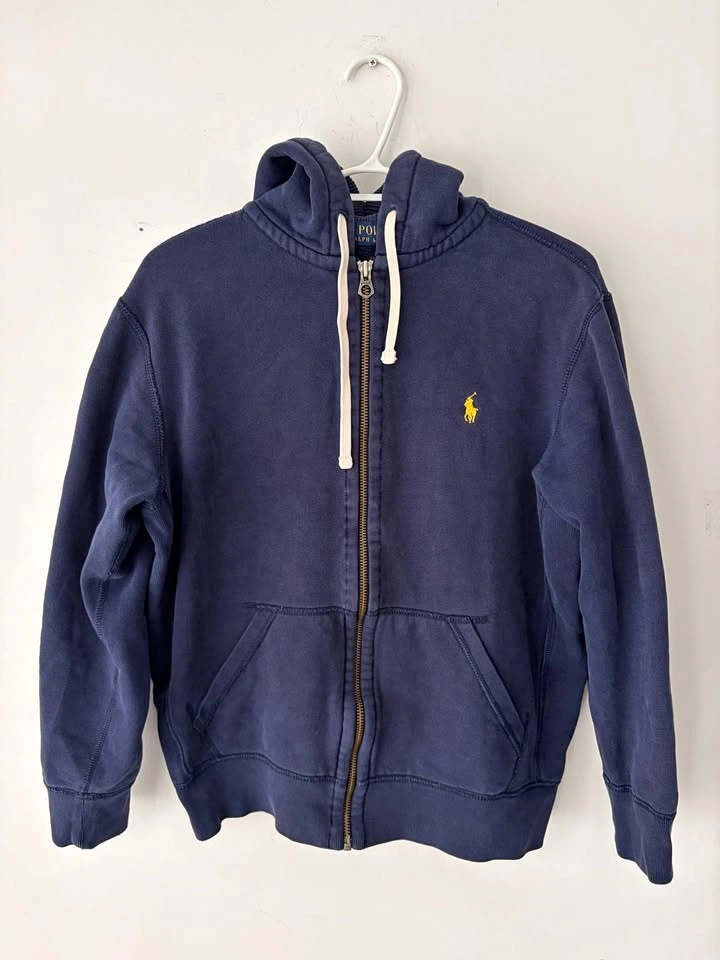 Vintage Polo Ralph Lauren Zip Up Hoodie Size M