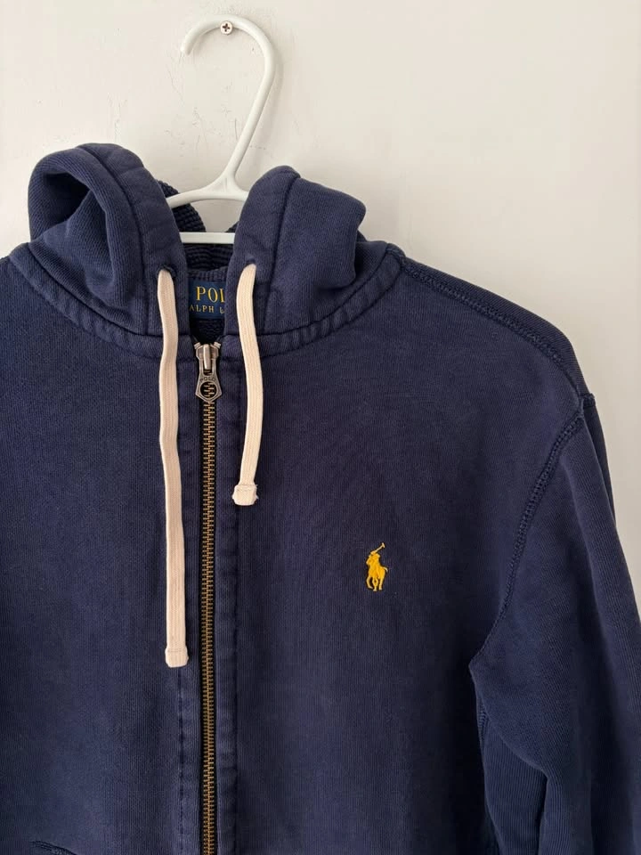 Vintage Polo Ralph Lauren Zip Up Hoodie Size M - photo 2