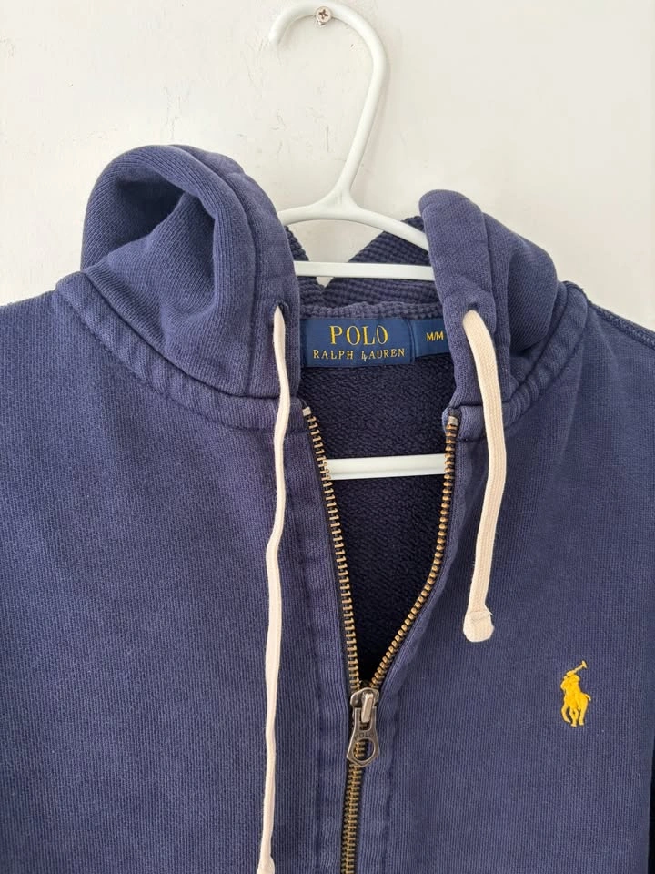 Vintage Polo Ralph Lauren Zip Up Hoodie Size M - photo 3