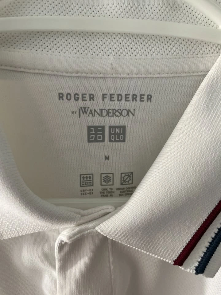 UNIQLO Roger Federer By JW Anderson Polo Shirt Size M - photo 2