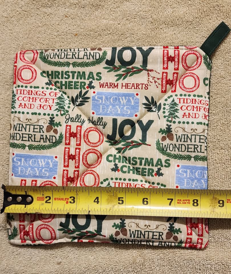 Pot holder - Ho, Ho, Ho / Christmas Cheer - photo 3