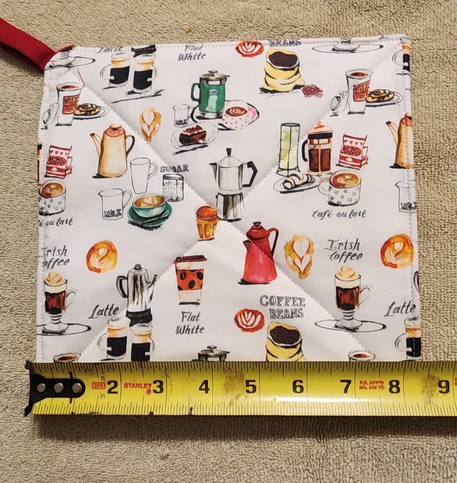 Pot holder - coffee pot design - photo 3