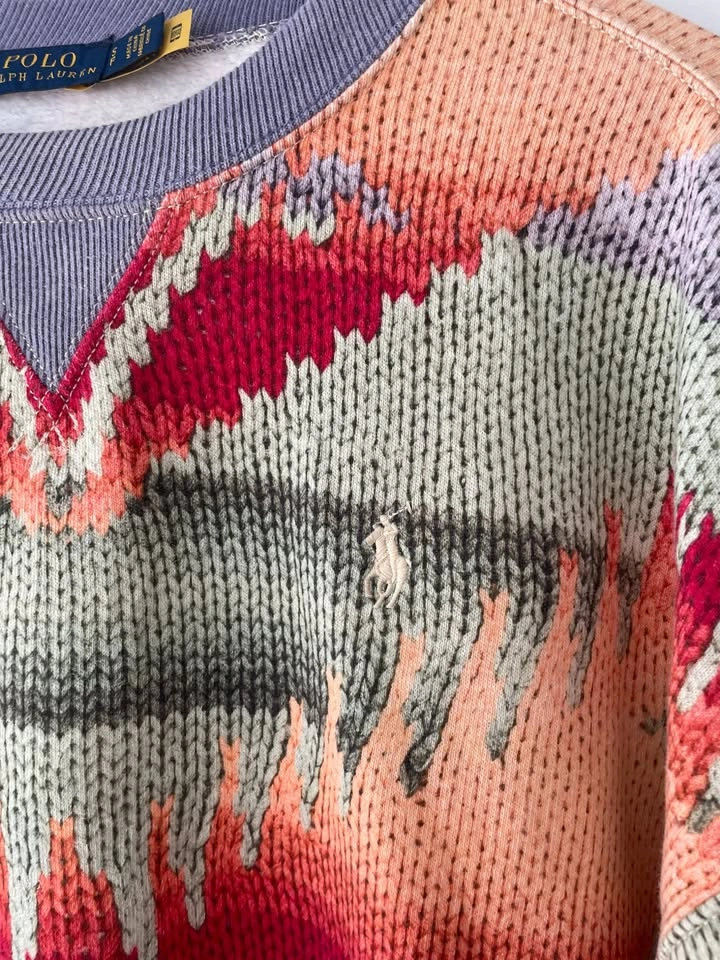 Polo Ralph Lauren Aztec Southwestern Women's Sweatshirt Size S - photo 4