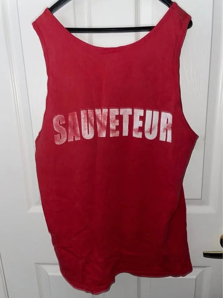 Gildan Red tank top, M - photo 2