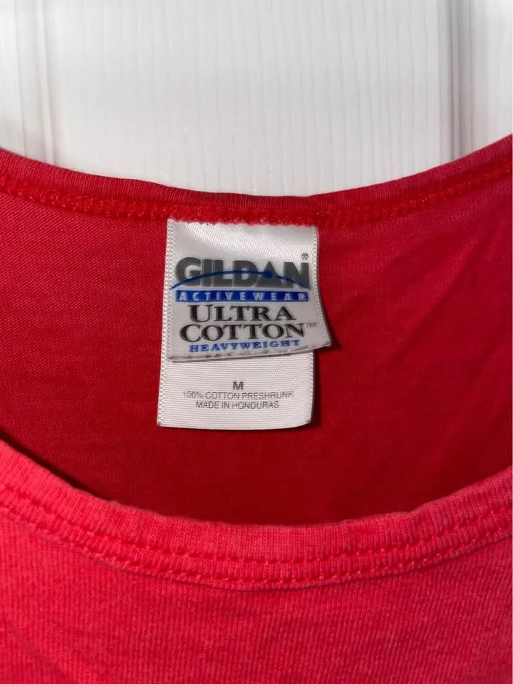 Gildan Red tank top, M - photo 3