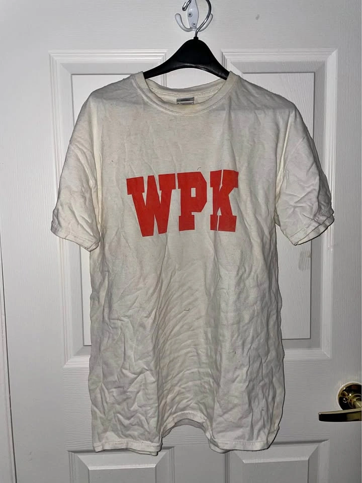 Gildan Off-White Short-Sleeve Tee, WPK Graphic, M
