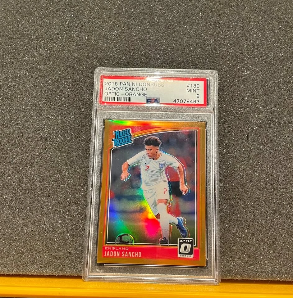 2018 Panini Donruss Optic Jadon Sancho RC /99 PSA 9