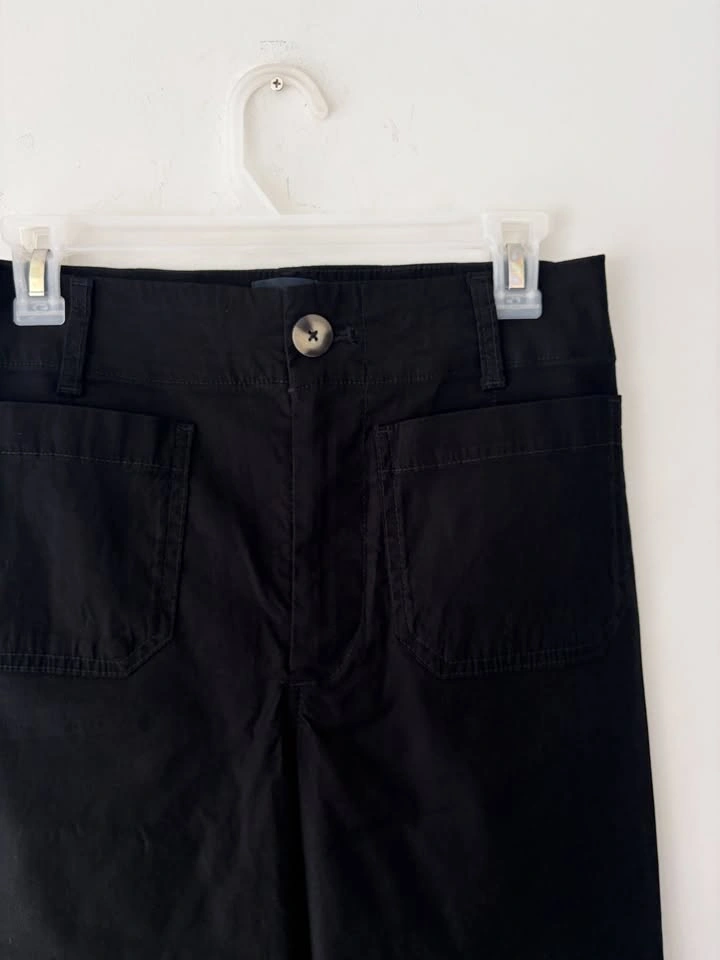 Maeve Anthropologie Colette Linen Blend Crop Wide Leg Pants Size - photo 2