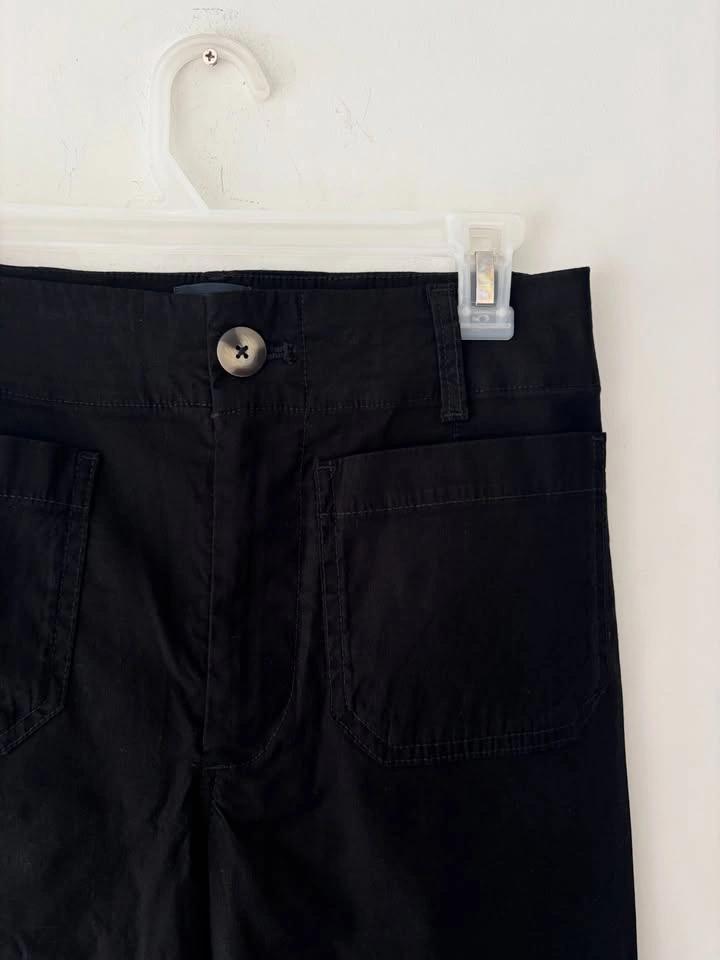 Maeve Anthropologie Colette Linen Blend Crop Wide Leg Pants Size - photo 3