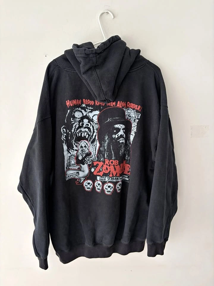 Vintage 2005 Rob Zombie 25th Anniversary Hoodie XL