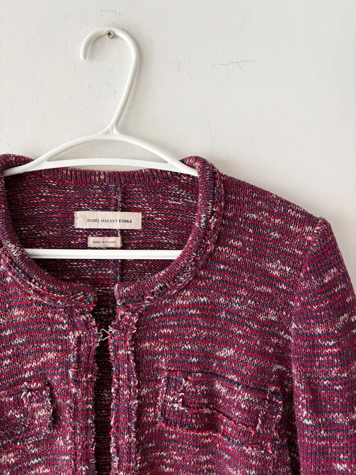 Isabel Marant Etoile Ariana Tweed Boucle Jacket Size S - photo 3