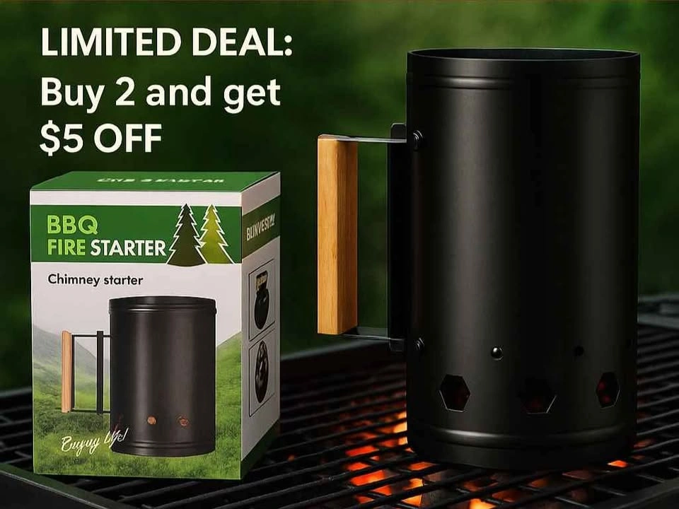 Portable BBQ in a box - Brand New - photo 3