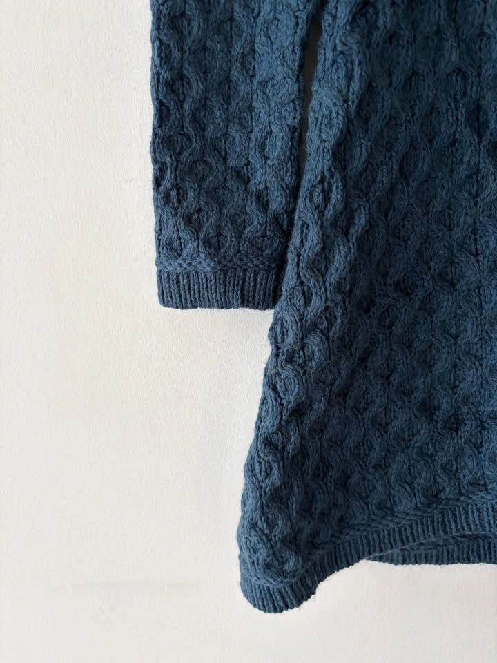 Aran Crafts Women's 100% Wool Long Cardigan Sweater M - photo 4
