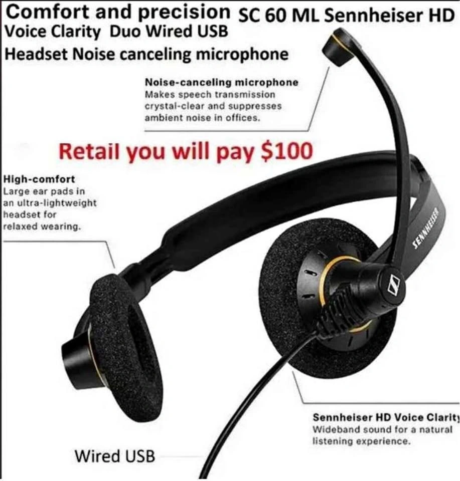 Sennheiser IMPACT SC 60 USB ML Headset