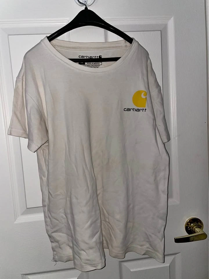 Carhartt White Logo T-Shirt, M