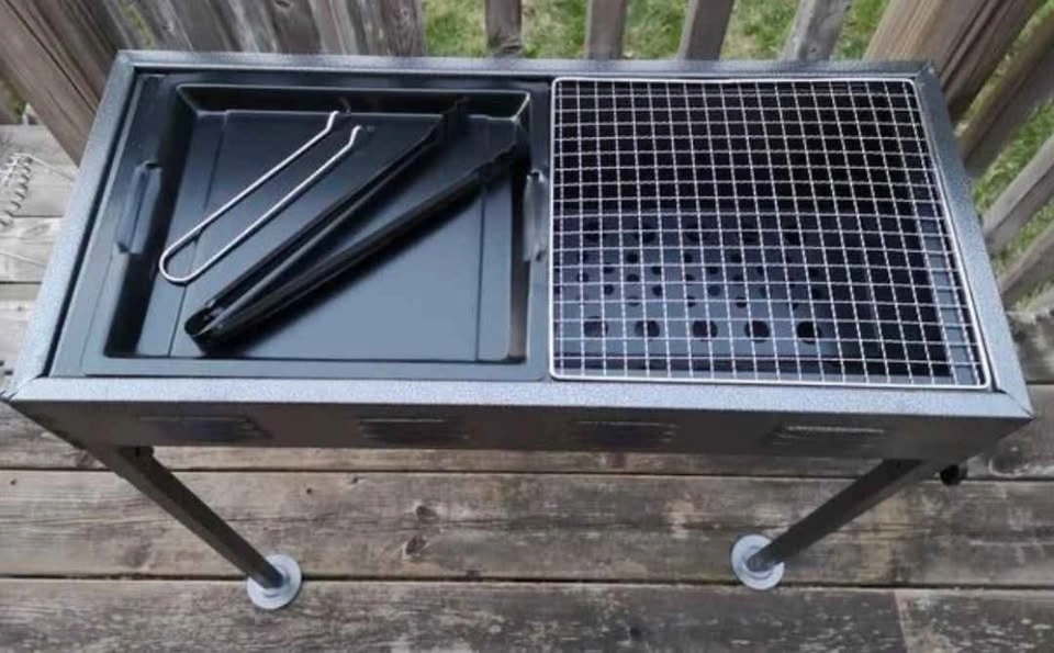 Japanese Charcoal BBQ Grill 24" x 11" - Brand New - photo 4
