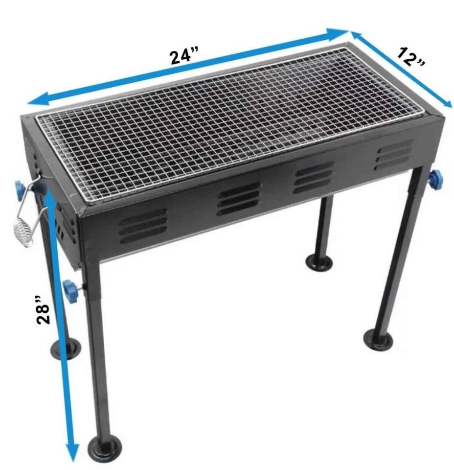 Japanese Charcoal BBQ Grill 24" x 11" - Brand New - photo 5