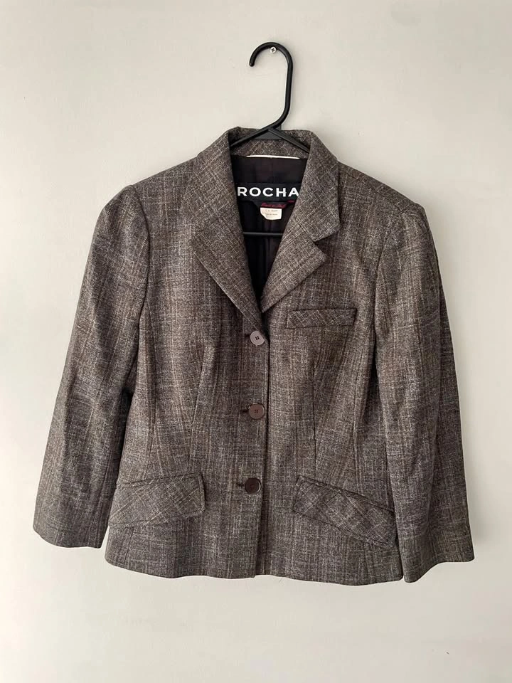 Vintage Rochas Made in Italy Women's Jacket Size 46