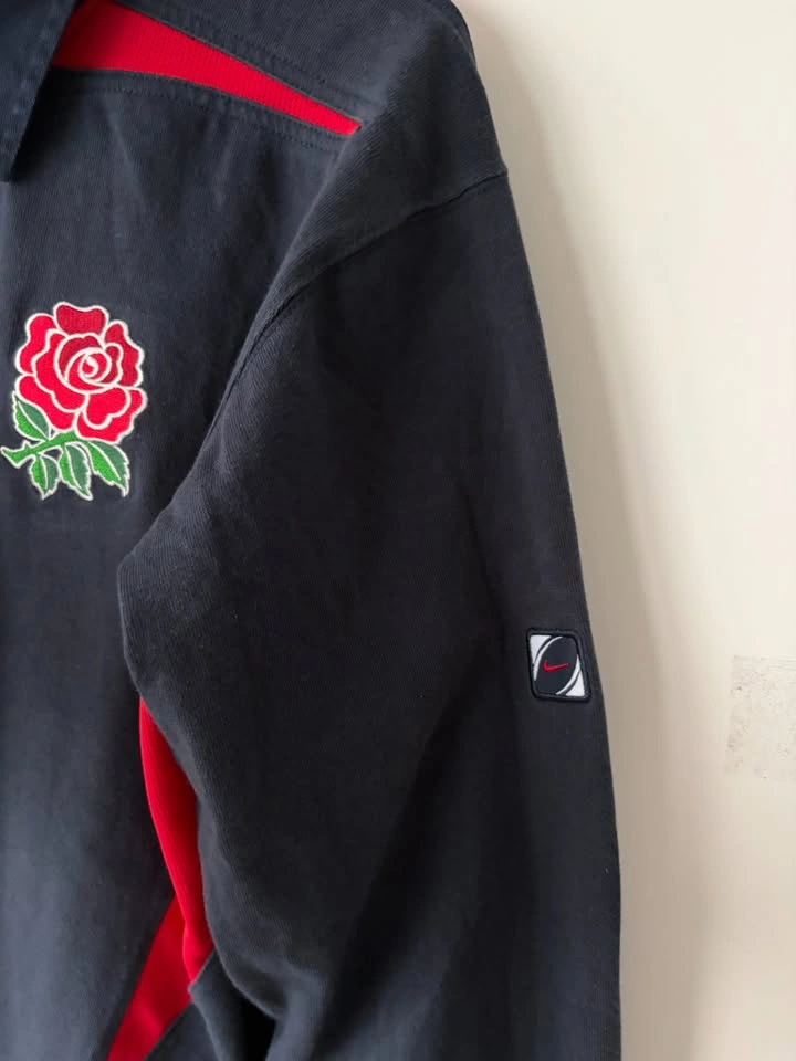 Vintage 2003-05 Nike England Rugby Long Sleeve Jersey XL - photo 4