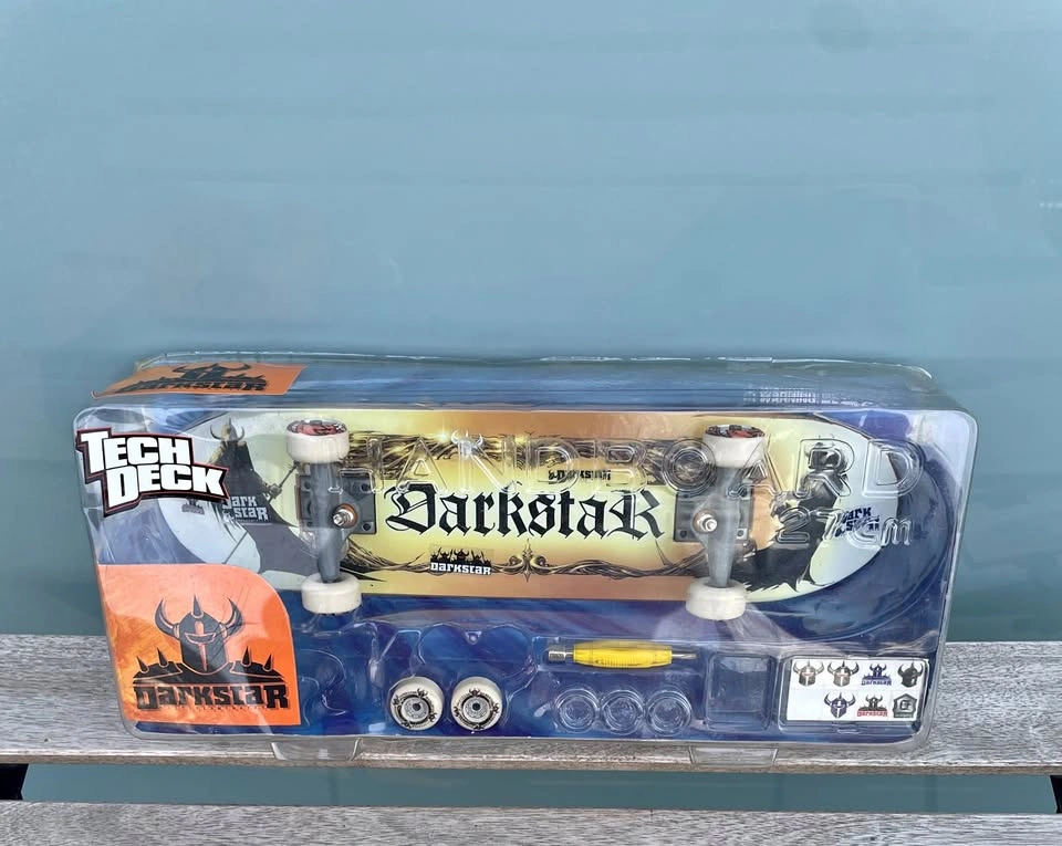 2002 Tech Deck Darkstar Team Gold Handboard Skateboard 27cm