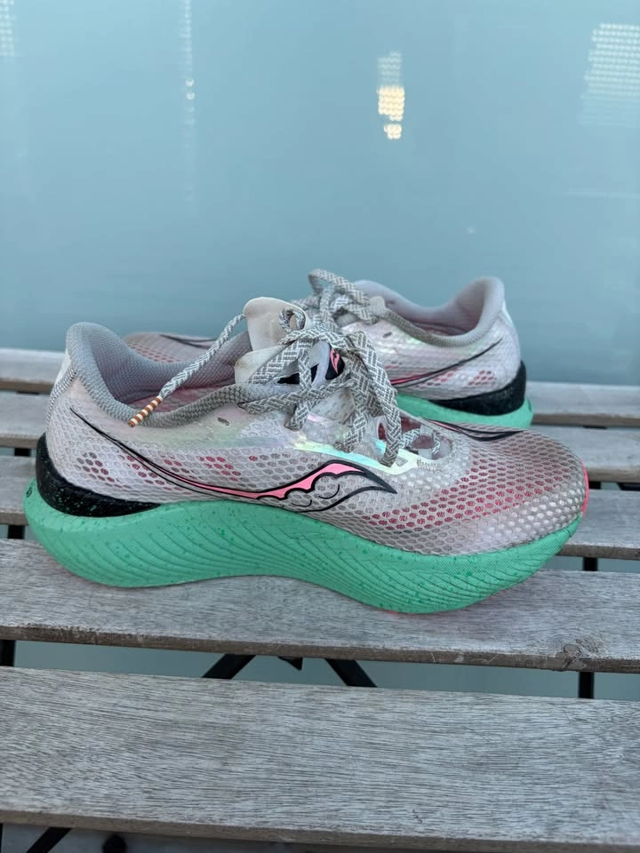 Saucony Endorphin Pro 3 Women's Teal Running Shoes Size 8 - photo 5
