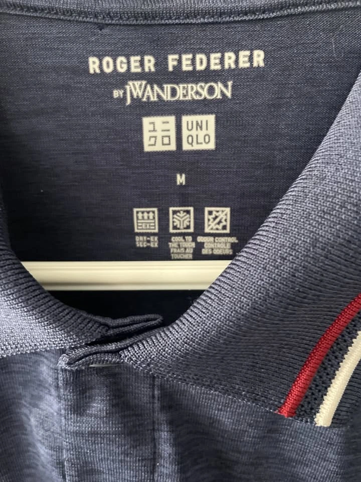 UNIQLO Roger Federer By JW Anderson Polo Shirt Size M - photo 2
