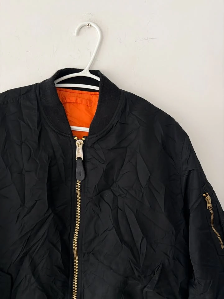 Vintage Alpha Industries MA-1 Reversible Bomber Jacket Size M - photo 2