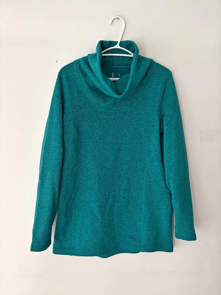 Arc'teryx Desira Tunic Women's Turquoise Fleece Size L